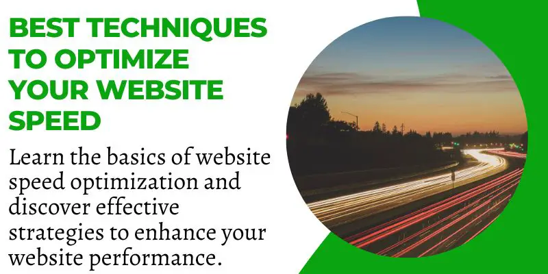 how to optimize website speed