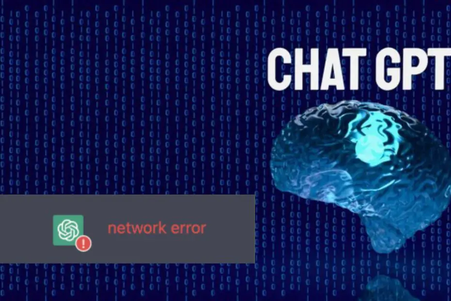 How to fix network Error on ChatGPT
