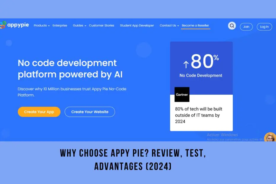 Why choose Appy Pie? Review, Test, Advantages (2024)