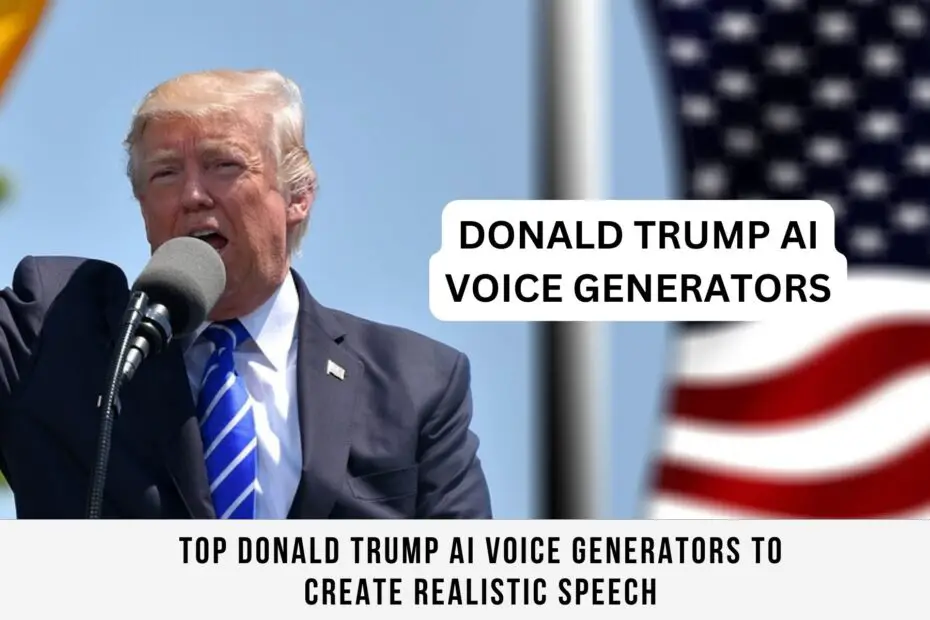 top 10 Donald Trump AI Voice Generators to Create Realistic Speech