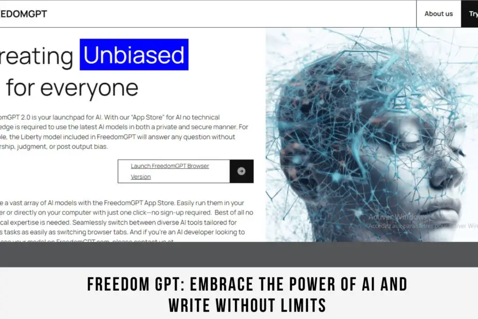 Freedom GPT: Embrace the Power of AI and Write Without Limits