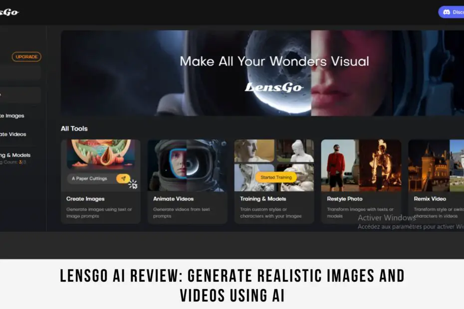 Lensgo AI Review: generate realistic images and videos using AI
